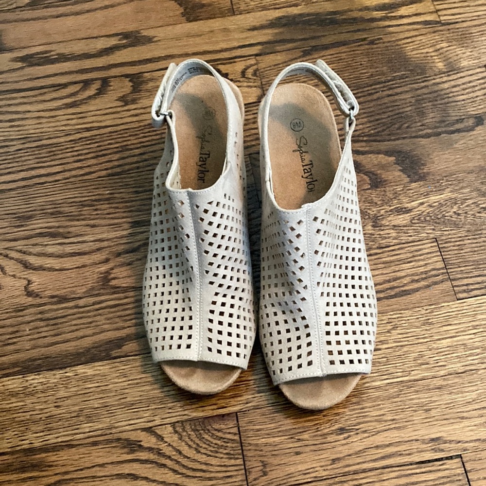 cute brown heels/wedges